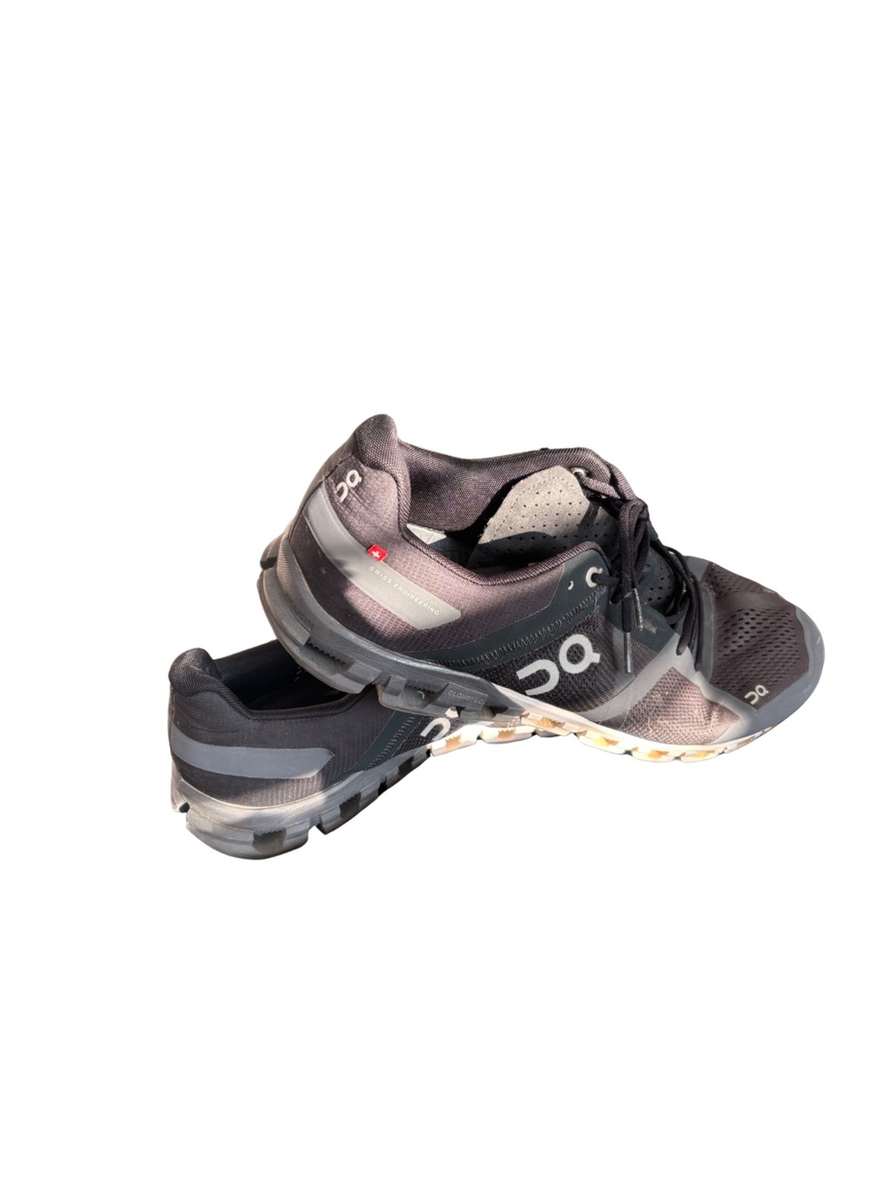 On Running Men's Black & Gray Athletic Running Shoes